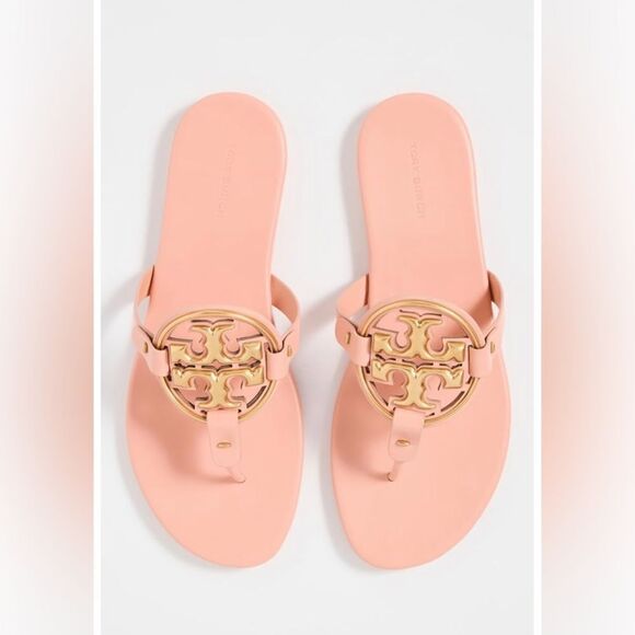 🚦Sold out 🚦TORY BURCH Miller Sandals sea shell pink - Picture 4 of 5